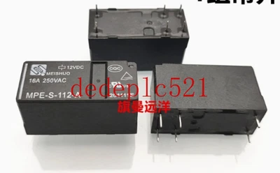 5 PCS NEW MPE-S-112-A Meishuo 12VDC 16A 6-pin 12V relay