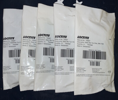 Loctite 720227 Static Mix Tip 5.35q. 24el (5 Packs Of 10pcs - 50 Tips ...