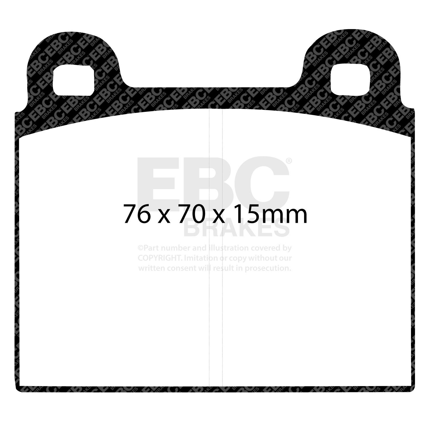 EBC DP8103RPX Track & Race Brake Pad Set