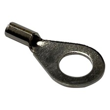 High Temperature 100 Pieces Terminal Connectors 22-18 AWG Gauge 1/4" Ring - USA