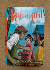 Vintage R L Stevenson Kidnapped, Classic Hardback Book, 1970 Children's Press