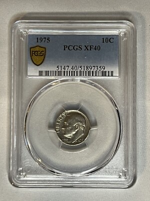 1975 PCGS XF40, Roosevelt Dime, 10C. | eBay