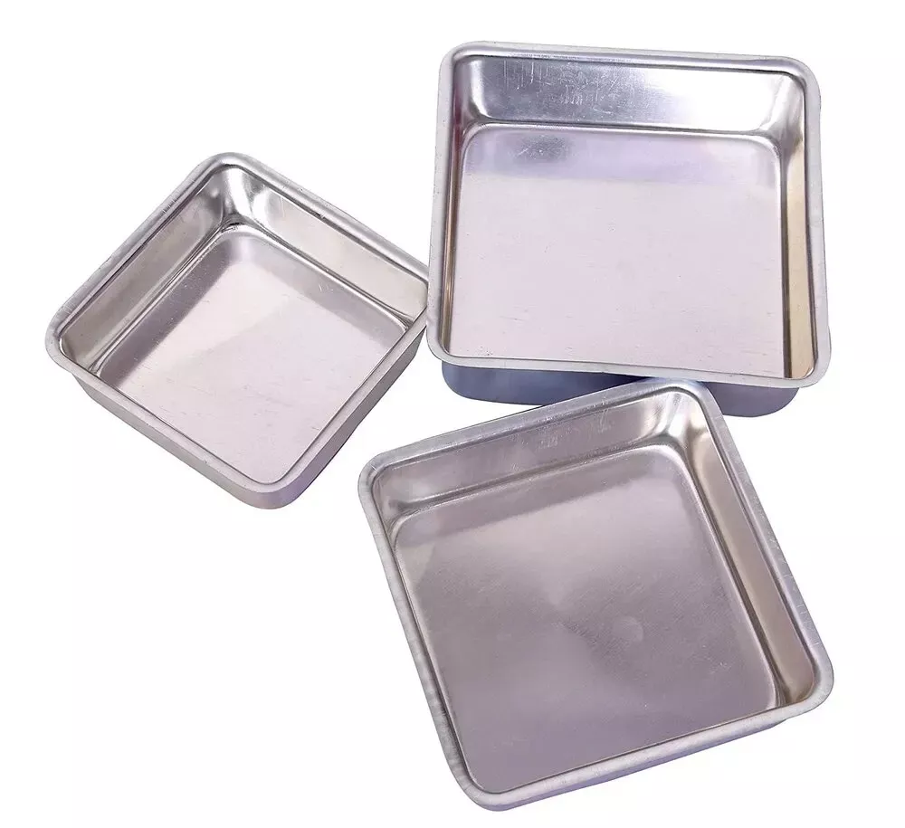 CAKE PAN/TIN, 8 INCH, SQUARE