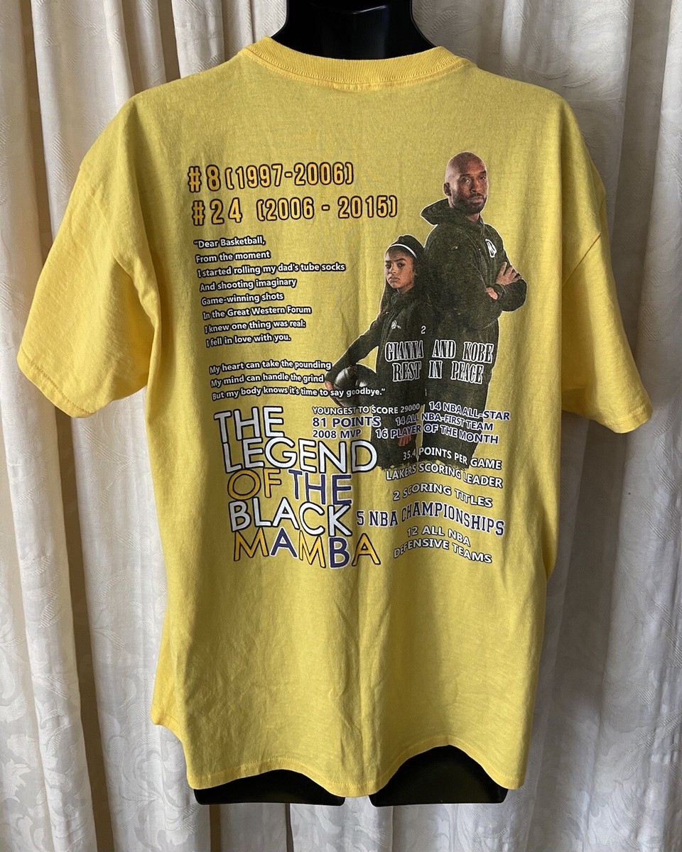 Basketball Kobe Rings Shirt Nike Black Mamba Rings Kobe Bryant Los