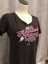 HARLEY-DAVIDSON MOTORCYCLES T-shirt donna scollo a V 36° Rally Americade 2018 M