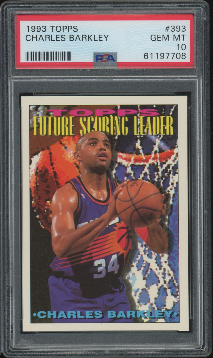 1993 Topps Charles Barkley #393 Future Scoring Leader PSA 10 GEM