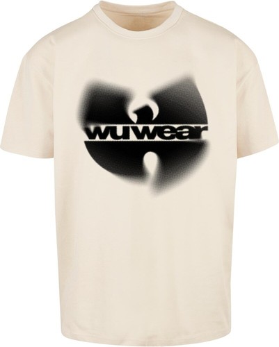 Wu-Wear Faded Logo Oversize Short Sleeve T-Shirt S, Sand, S