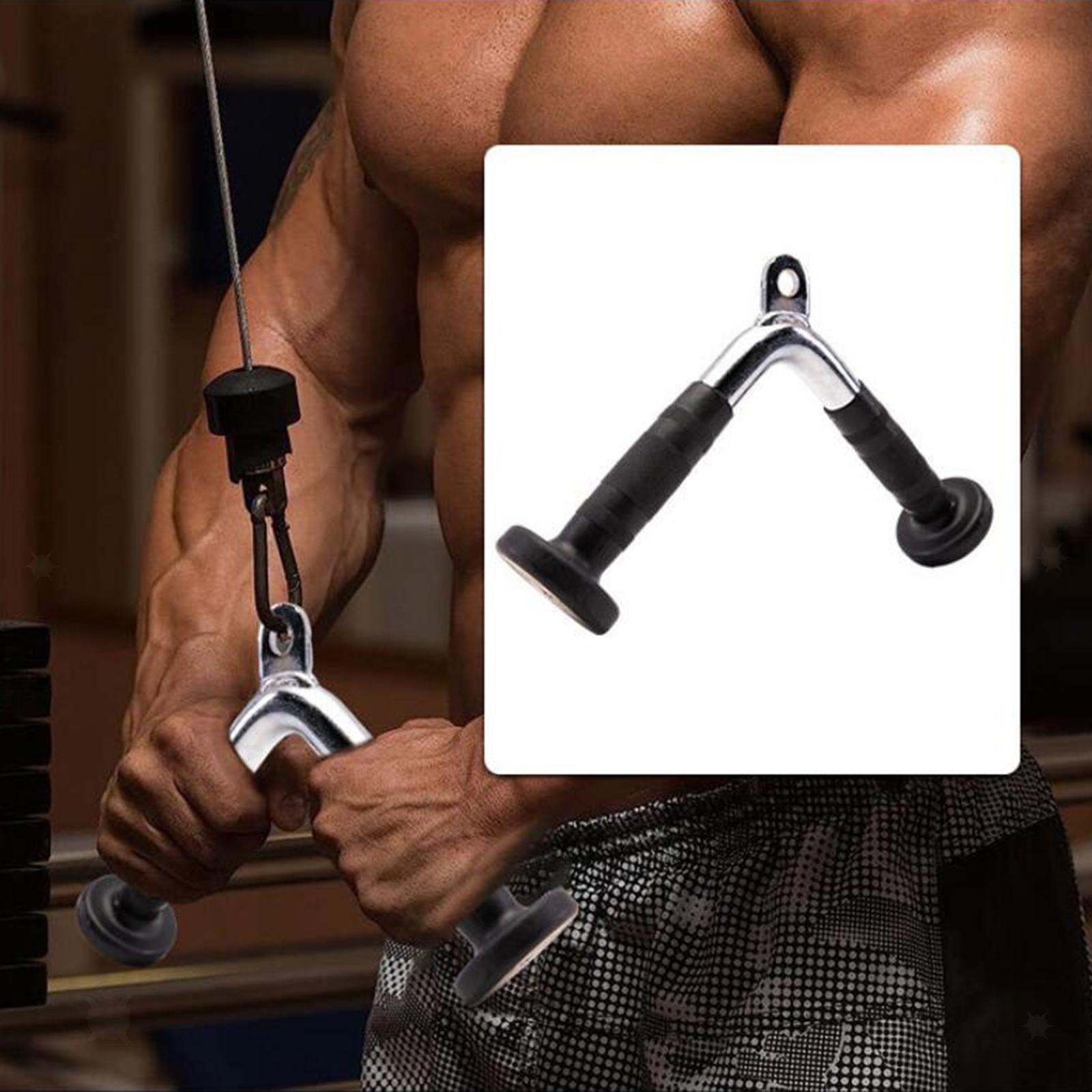 Triceps Press Push Down Bar Training Home Gym Poulie Câble Machine