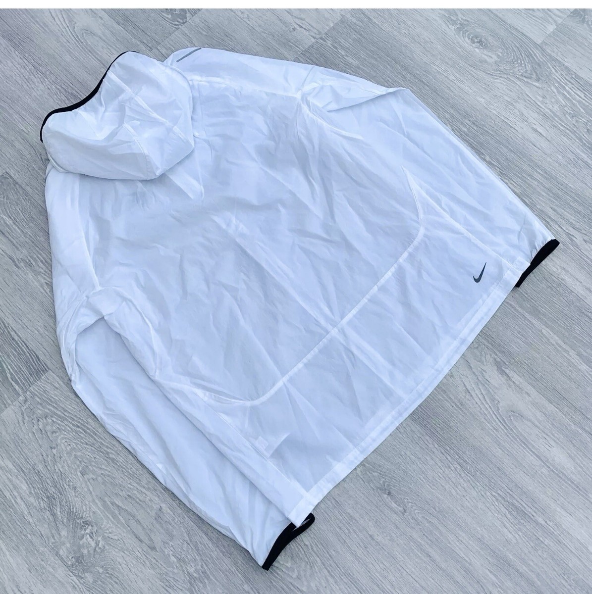 Nike Trail Aireez Lightweight Windbreaker Running Zip Jacket