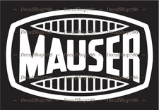 Mauser Firearms - Hunting/Outdoor Sports - Vinyl Die-Cut Peel N' Stick Decal