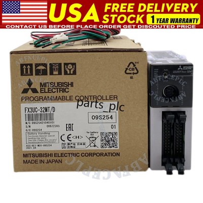 New Mitsubishi FX3UC-32MT/D CPU Module FX3UC32MT/D New