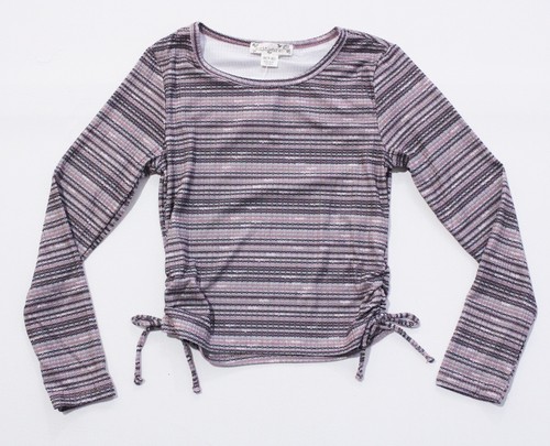 Knit Works Girls L/S Side Ties Top & Corduroy Skort Set JL3 Rose Small (6-7) NWT - Picture 2 of 7