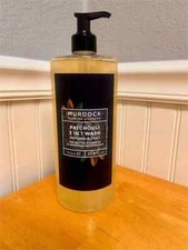 MURDOCK Barbers of London Patchouli 3 In 1 Wash Jumbo 33.8oz / 1 Liter NEW 