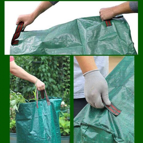 4/8tlg Gartensack Säcke Laubsack Gartenabfallbehälter 272/300L Gartentasche - Bild 10 von 28