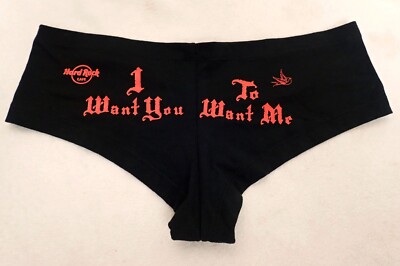 NEW Hard Rock Cafe Women's L Underwear Panties Rare
