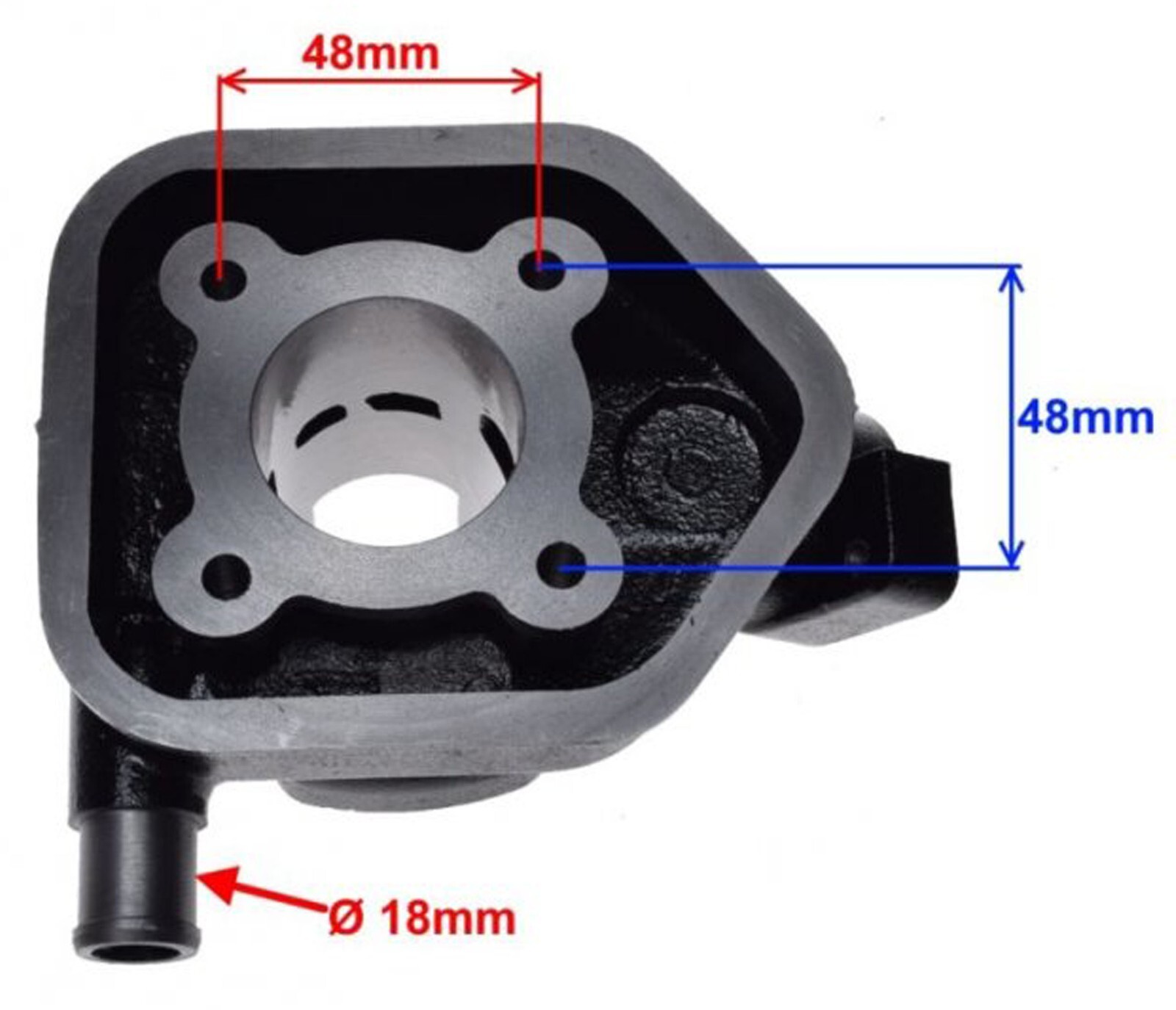 Kit Cylindre, Piston Et Joints Pour Peugeot Squab 50 Cc - Pièces Neuves Génériques