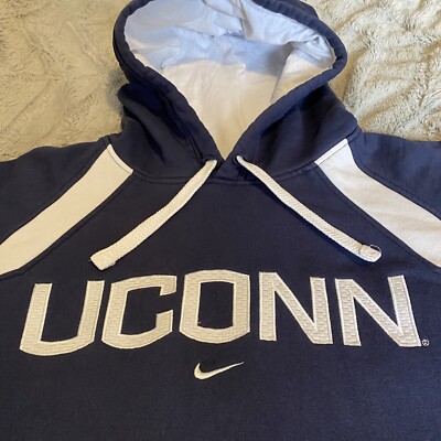 Vintage Nike Center Swoosh UCONN Huskies Connecticut Y2K Hoodie