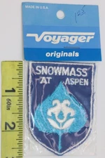 Vintage Snowmass Aspen Ski Skiing Patch Colorado - MADE USA - NIP - 