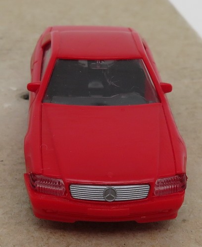 Micro Wiking Ho 1/87 Mercedes Benz 500 SL Coupe Red #14141 No Box - Picture 20 of 24
