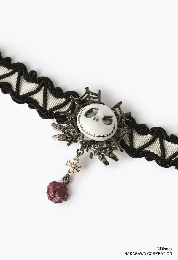 The Nightmare Before Christmas x ANNA SUI Jack motif choker Japan
