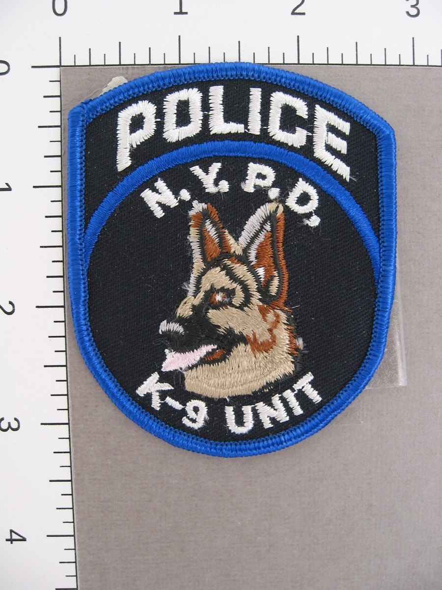 Nypd Transit Bureau Nypd K9 Unit Logo K-9 Police Unit Shoulder Patch