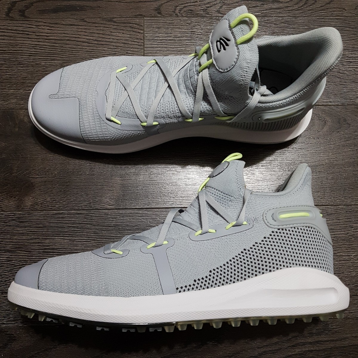 UNDER ARMOUR Curry Spikeless Golf Shoes Mens Size 13 Grey Masters US Open
