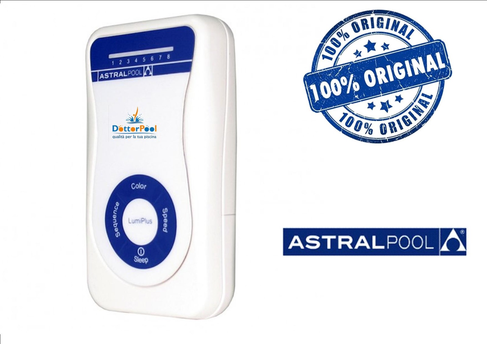 COMANDO REMOTO PER RICETTORE MODULARE FARI LED ASTRAL POOL LUMIPLUS