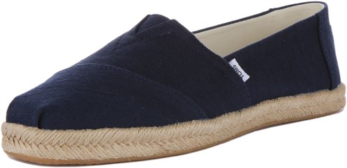 Toms Alpargata Recycled Vegan Elastic Gore Espardrilles Navy Damen UK 3 - 8 - Bild 6 von 6