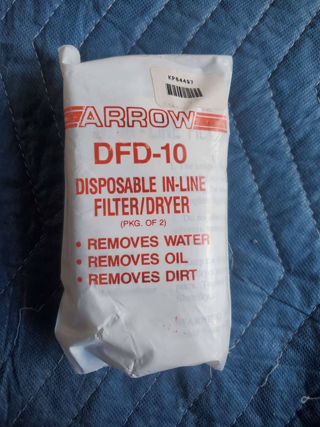 2 Pack Arrow Pneumatics DFD-10 1/4