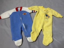 Vintage Blanket Sleeper 0-6 Months Baby Infant Paddington Mothercare Set Of 2