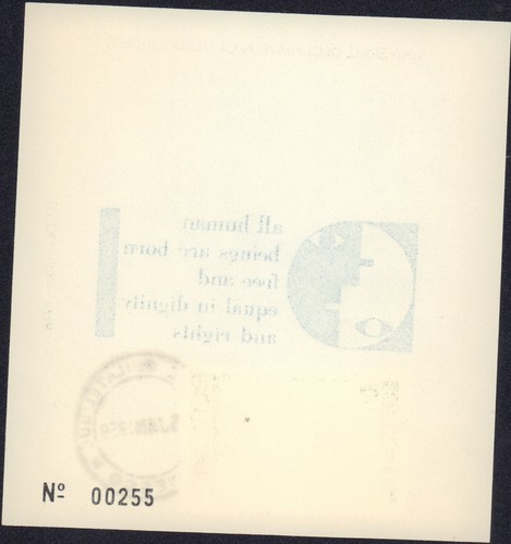 TOGO 1959 UNITED NATIONS LIMITED EDITION NUMBERED COVER FDC 347 - Picture 2 of 2