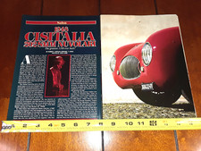 1948 Cisitalia 202 Smm Nuvolari Original 1988 Article