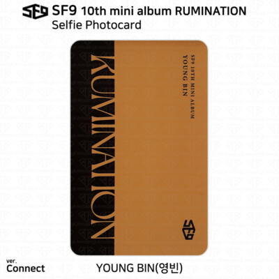 SF9 10th Mini Album Rumination Selfie Photocard Rowoon Jaeyoon
