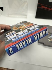 Power Blade 2 NES CIB Nintendo Complete Reg Card Poster Inserts Rare!
