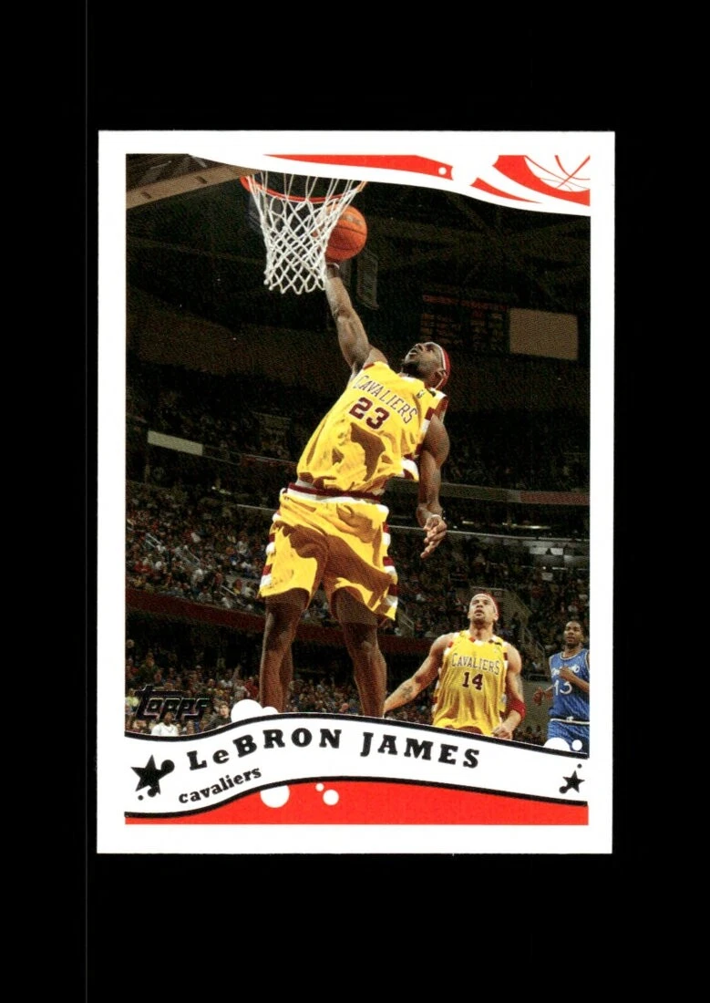 Lebron James trading card