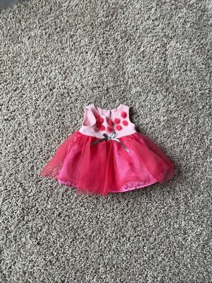 American Girl Bitty Baby Prima Ballerina Pink Dress Only - Good Condition 