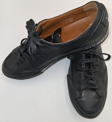 Givenchy Men's Black Leather Lace Up Sneakers Size 44 EU 11.5 US Shoes