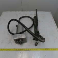 Greenlee 777 Un Tir Hydraulique Conduite Cintreuse RAM & Manuel Pompe Assemblage