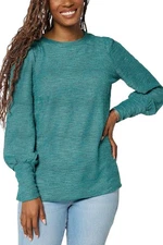Belle by Kim Gravel Women's Sweatshirt Bishop Slv Top Spruce