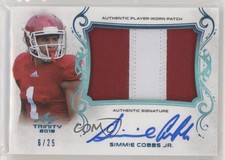 2018 Leaf Trinity Platinum Spectrum 6/25 Simmie Cobbs Jr #PA-SC1 Patch Auto hn8