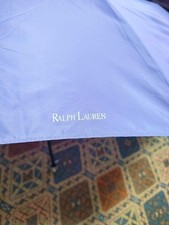 Ralph Lauren Women Fashion Accessories Folding Umbrella Blue Purple Limited Edit