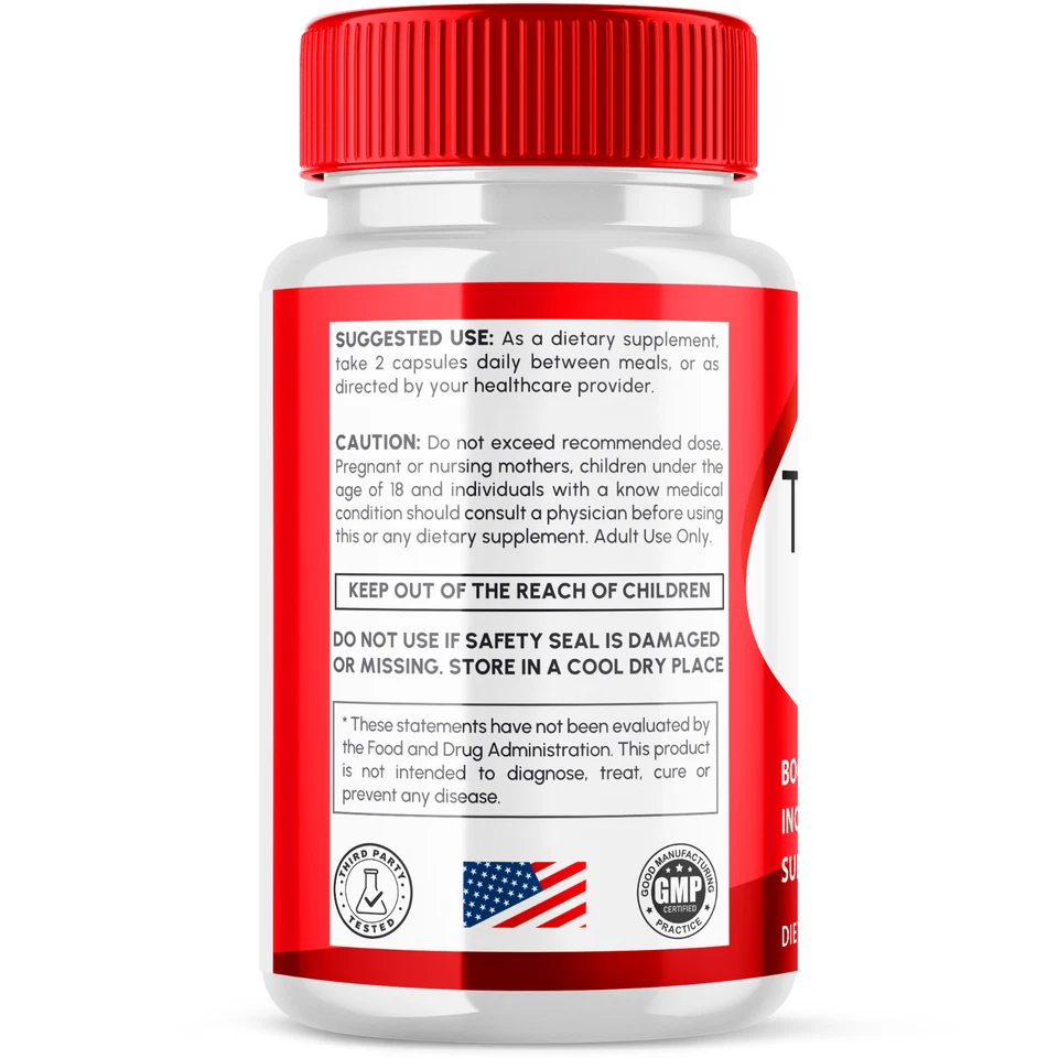 Tadala Píldora Avanzada para Hombres Max Fuerza Tadala Fórmula Suplemento 120 Cápsulas Foto 3 de 4