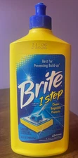VINTAGE 2004 SC JOHNSON BRITE 1 STEP FLOOR SHINE CLEANER 16 OZ FULL BOTTLE
