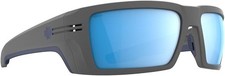 SPY  REBAR SE ANSI Matte Gray Happy Boost Polar Ice Blue Mirror Medium-Large
