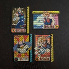 Dragon Ball Carddass No.124 280 281 295 Vegetto vintage card with scratches