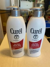 (2) unopened Curel Ultra Healing Intensive Lotion extra-dry tight skin 13 fl oz.