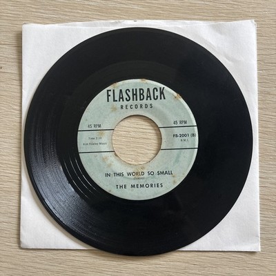 THE MEMORIES Dedication Time / In This World So Small 45 7'' RARE KIM FOWLEY R&B