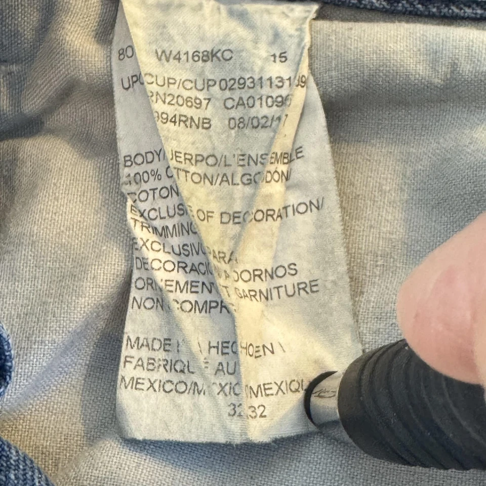 Jeans Dickies Carpenter para Hombres 32x32 Denim Ropa de Trabajo Utilidad Calce Relajado Recto Foto 4 de 4