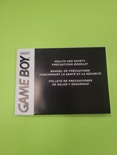 Game Boy Health And Safety Precautions MANUAL ONLY Authentic Original