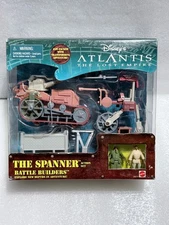 MATTEL DISNEY ATLANTIS THE LOST EMPIRE THE SPANNER FIGURE ACTION SET ~NEW~